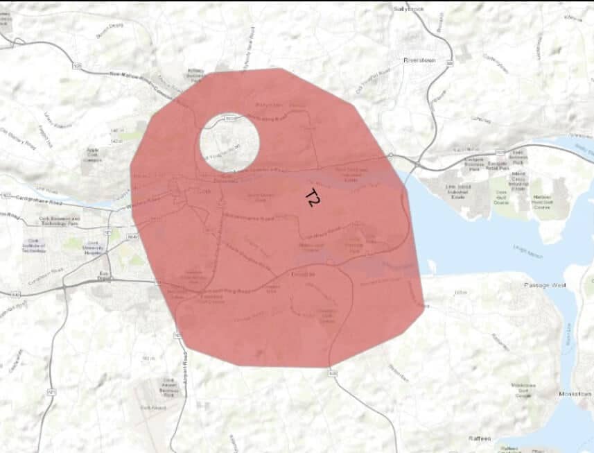 Drone Survey Services Cork | LiDAR, Mapping & Roof Inspections 3 Cork City T2 Temporary No Fly Zone for Drones