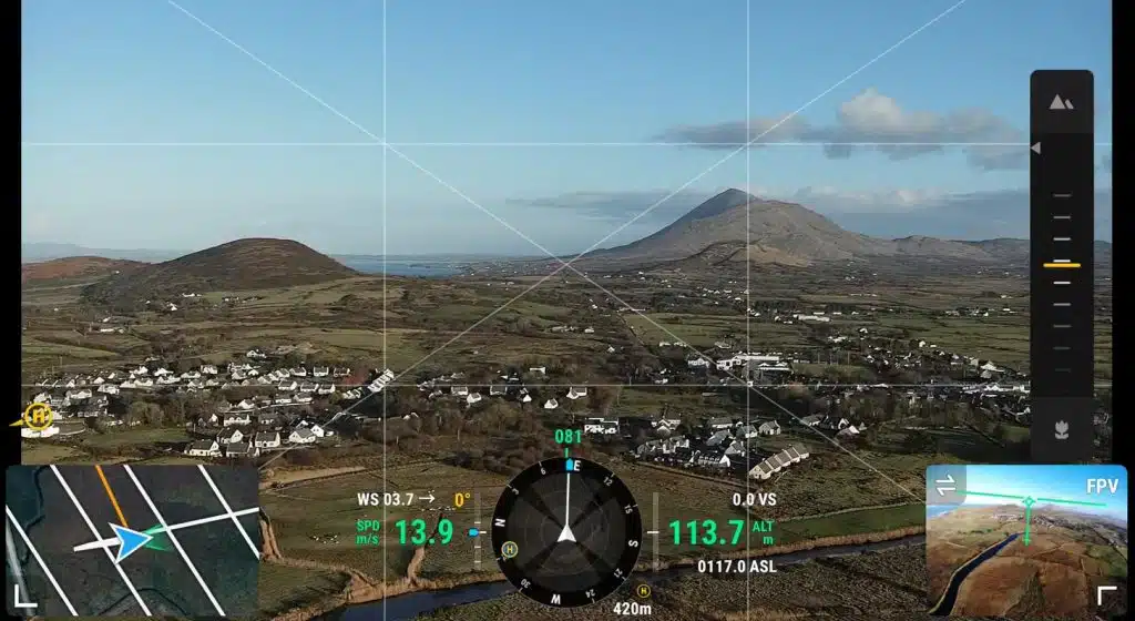 Case Study: 300 acre Solar Farm 2 A Drone LiDAR Survey mission in real-rime through the FPV camera