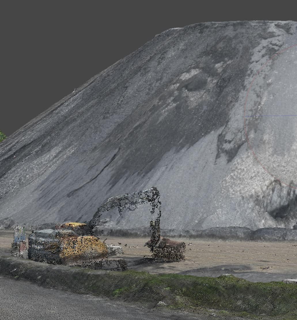 Drones in Quarries Ireland 1 Drone volumetric survey of quarry stockpiles