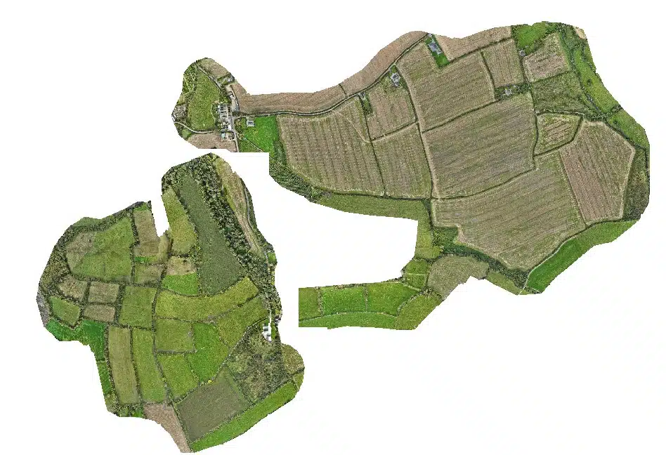 Case Study: 300 acre Solar Farm 4 High-resolution orthophoto of a 300-acre solar farm site produced from drone survey data in Ireland