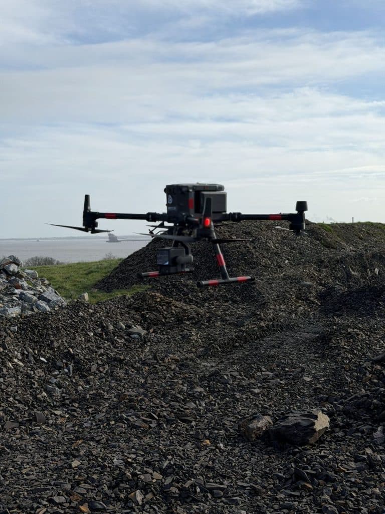 Drone Bridge Inspections 3 DJI Matrice 300 RTK drone with Zenmuse L2 LiDAR sensor used for survey-grade drone surveys in Ireland