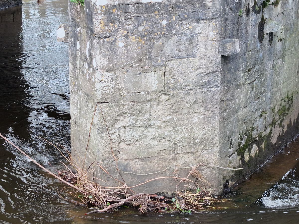 Drone Bridge Inspections 1 Drone Bridge Inspection Debris Accumulation