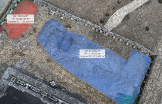 Construction Site Volume Calculation for removal
