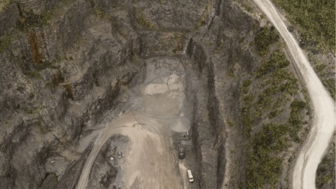 Drone Services Ireland | Aerial Surveys, Mapping & Inspections 6 Quarry face point cloud from drone survey