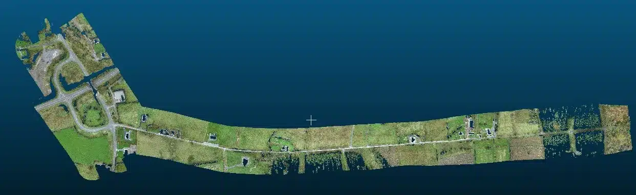 Drone Wind Turbine Inspection 6 Drone LiDAR ground points wind turbine access survey