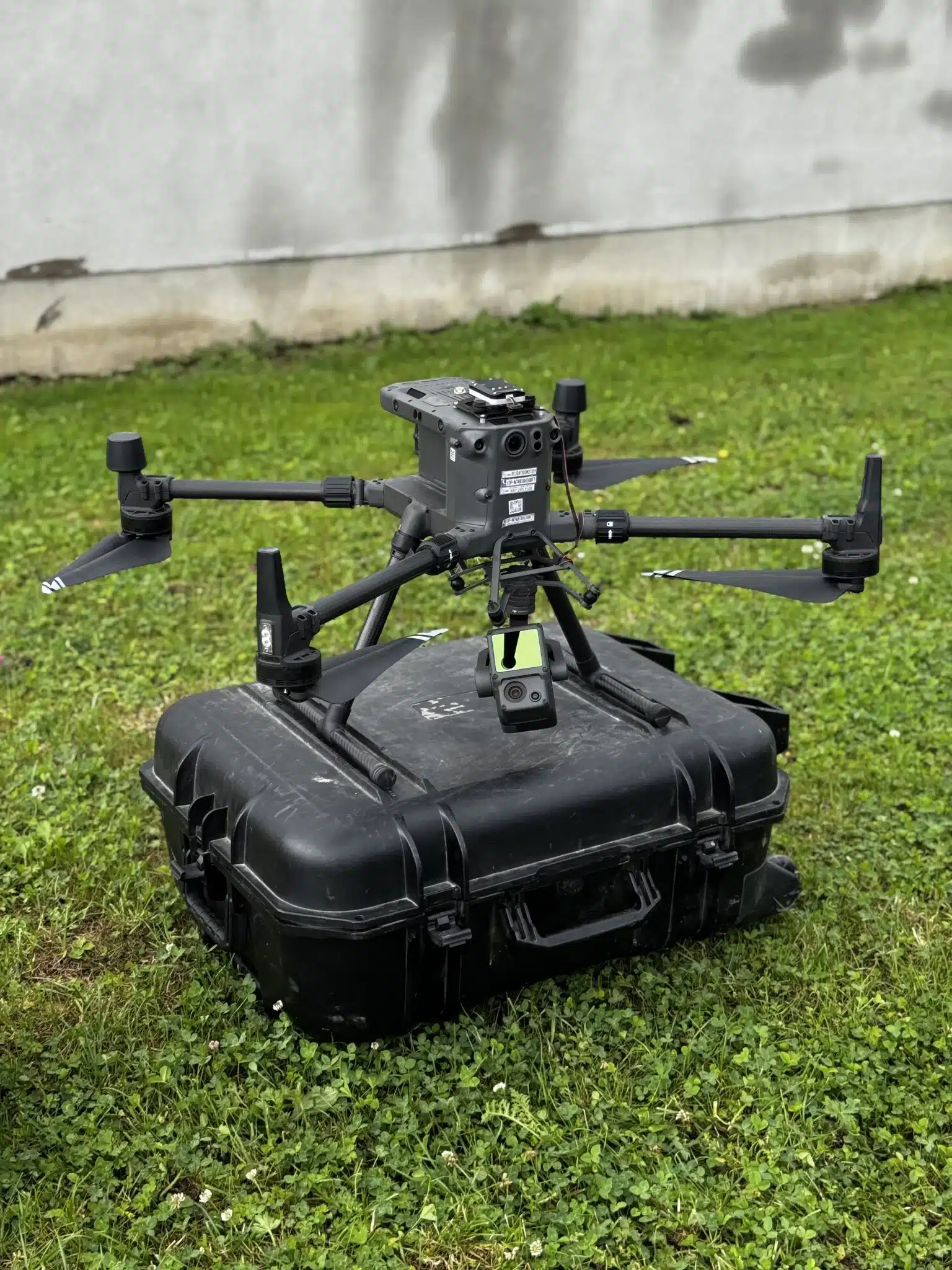 Airdata for Drone Operators 1 DJI M300 RTK drone on carry case with controller, fleet management tracked via AirData platform