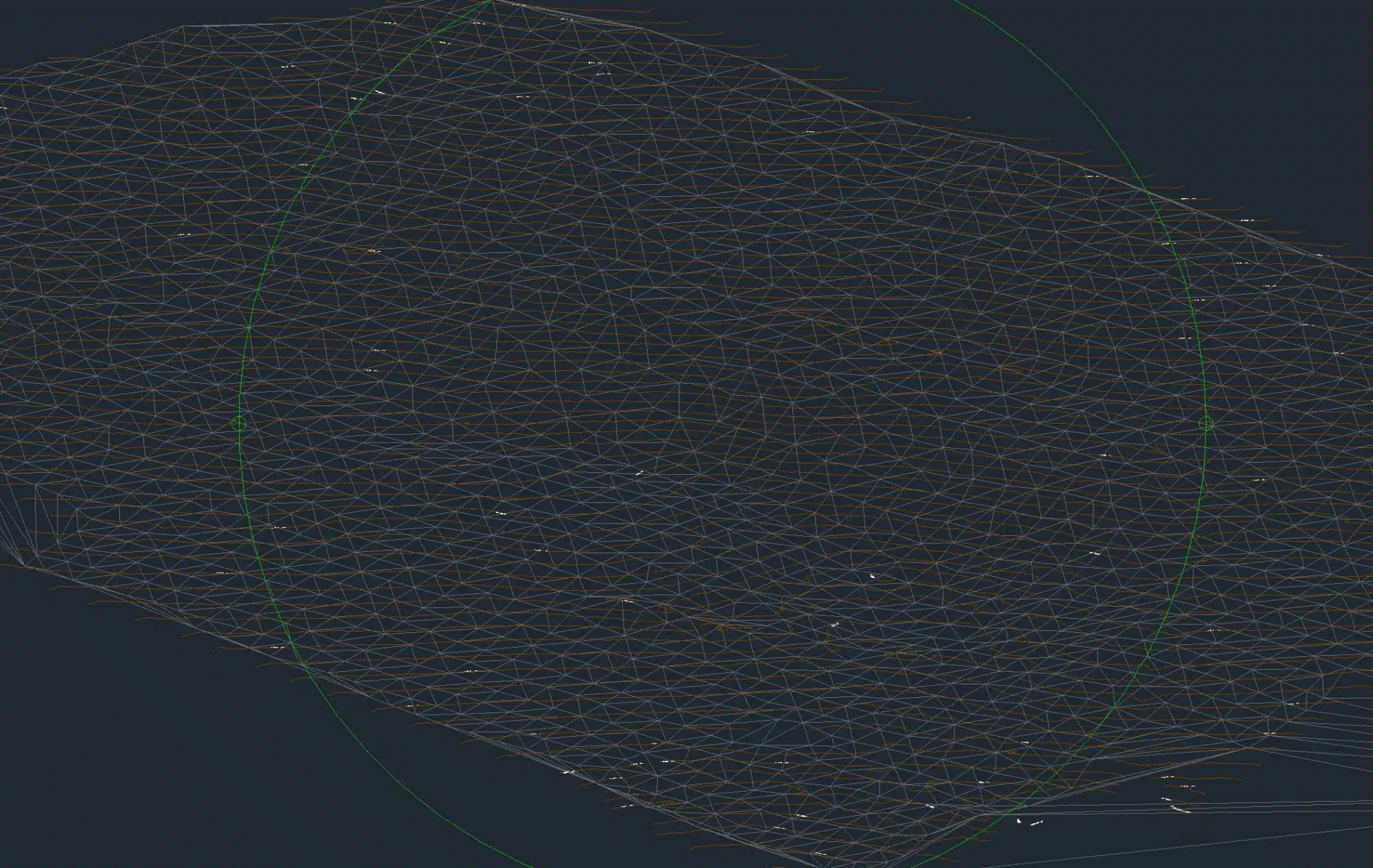 Drone LiDAR Surveying 4 Drone LiDAR CAD triangulation mesh survey Ireland